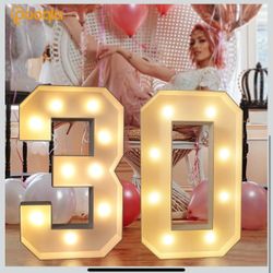 Pooqla 3FT Light Up Numbers