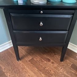 Black End Table 