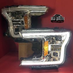 Ford F150. 2018. 2020 Headlights.