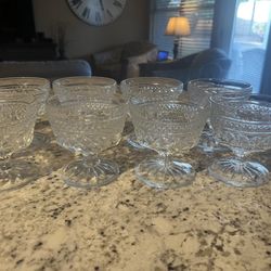 Set Of 8 Anchor Hocking Wexford Dessert Dishes