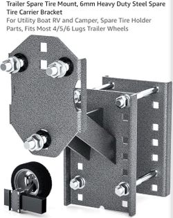 Trailer spare tire holder