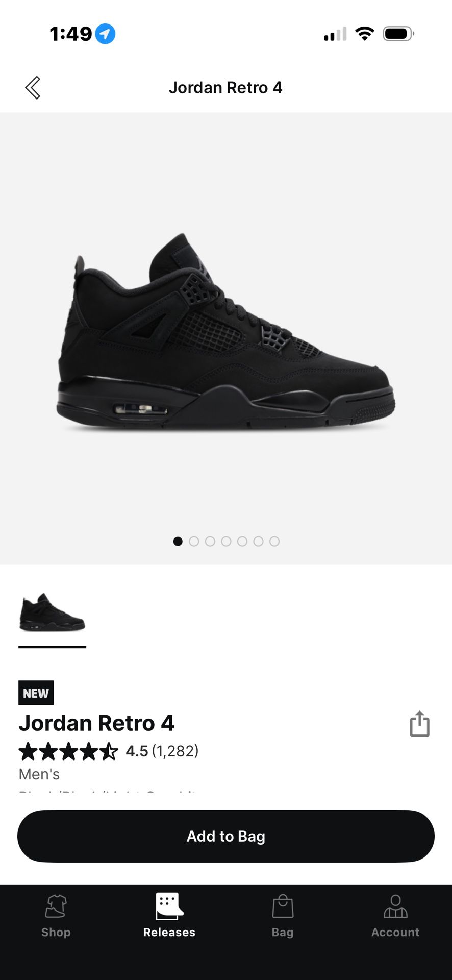 Jordan 4 Black Cats