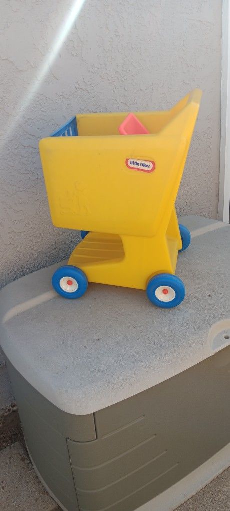 Vintage Little Tikes Grocery Store Shopping Cart