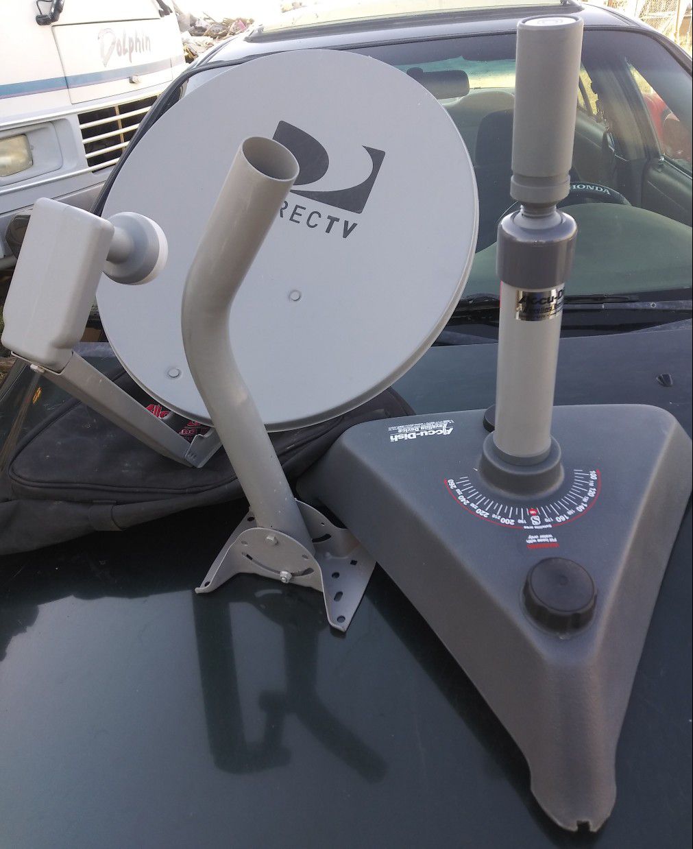 Accu-dish. for RVs and camp trailers ($75 )