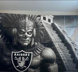 Raiders Aztec flag