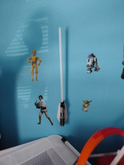 Star wars light saber wall light