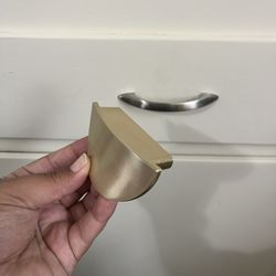 12 Gold Cabinet Handles 
