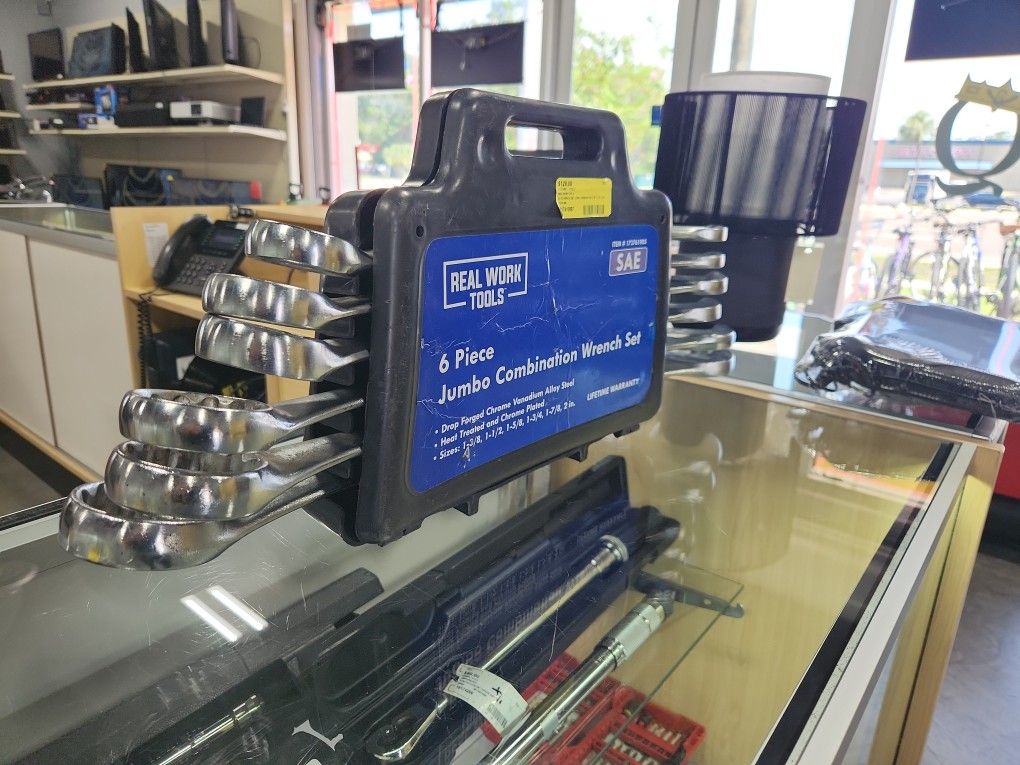 SAE 6 Piece Combination Wrench Set