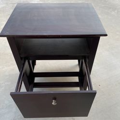 Wood File Cabinet
