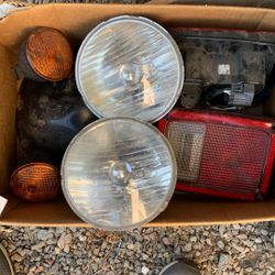 Used Jeep Lights And Differential Cover 