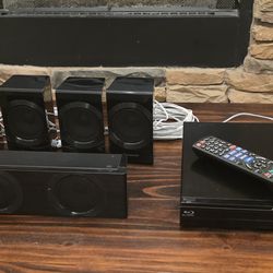 Home theater system with blueray