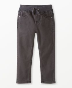 Hanna Andersson Slim Fit Pull-On Pants pockets kids childrens size 8 joggers jeans