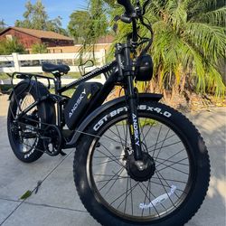 Dual motor fat tire electric bike
