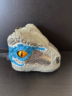 Jurassic World Chomp N Roar Mask Velociraptor Blue