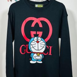 GUCCI X DORAEMON COTTON SWEATSHIRT UNISEX !!!