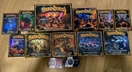 Hero Quest Board game lot All sealed and new