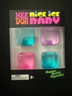 Nee Doh Nice Ice Baby Squish Toys 4-Pack