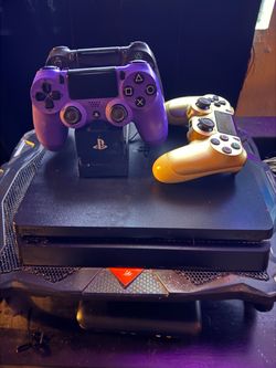 PS4 Slim With Controllers