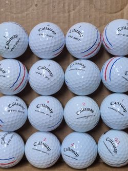 21 Callaway Chrome Soft/Tour/E.R.C. Triple Track golf balls Mint condition