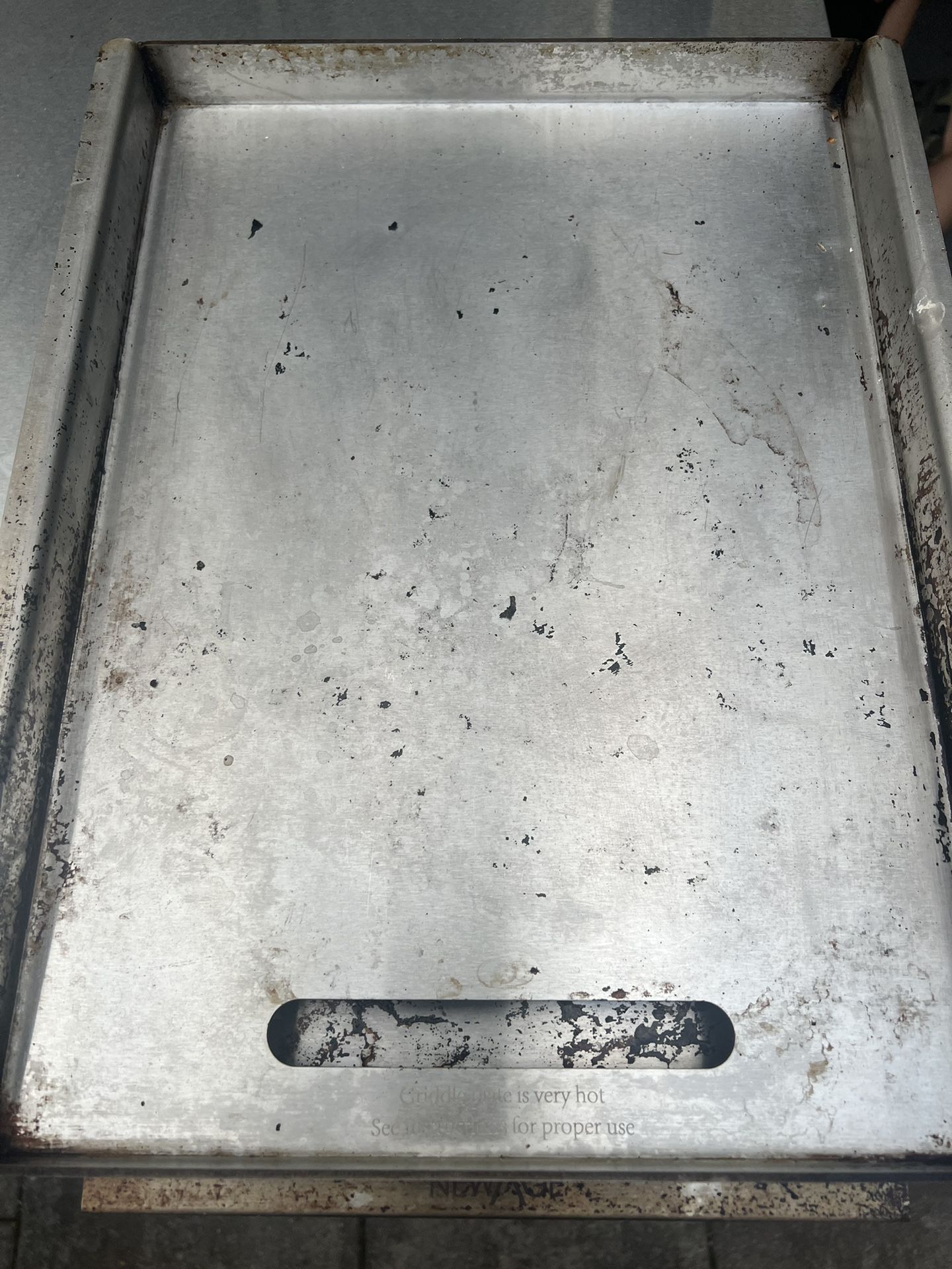 Stainless Grill Plate Bbq Or Travel Grill Top