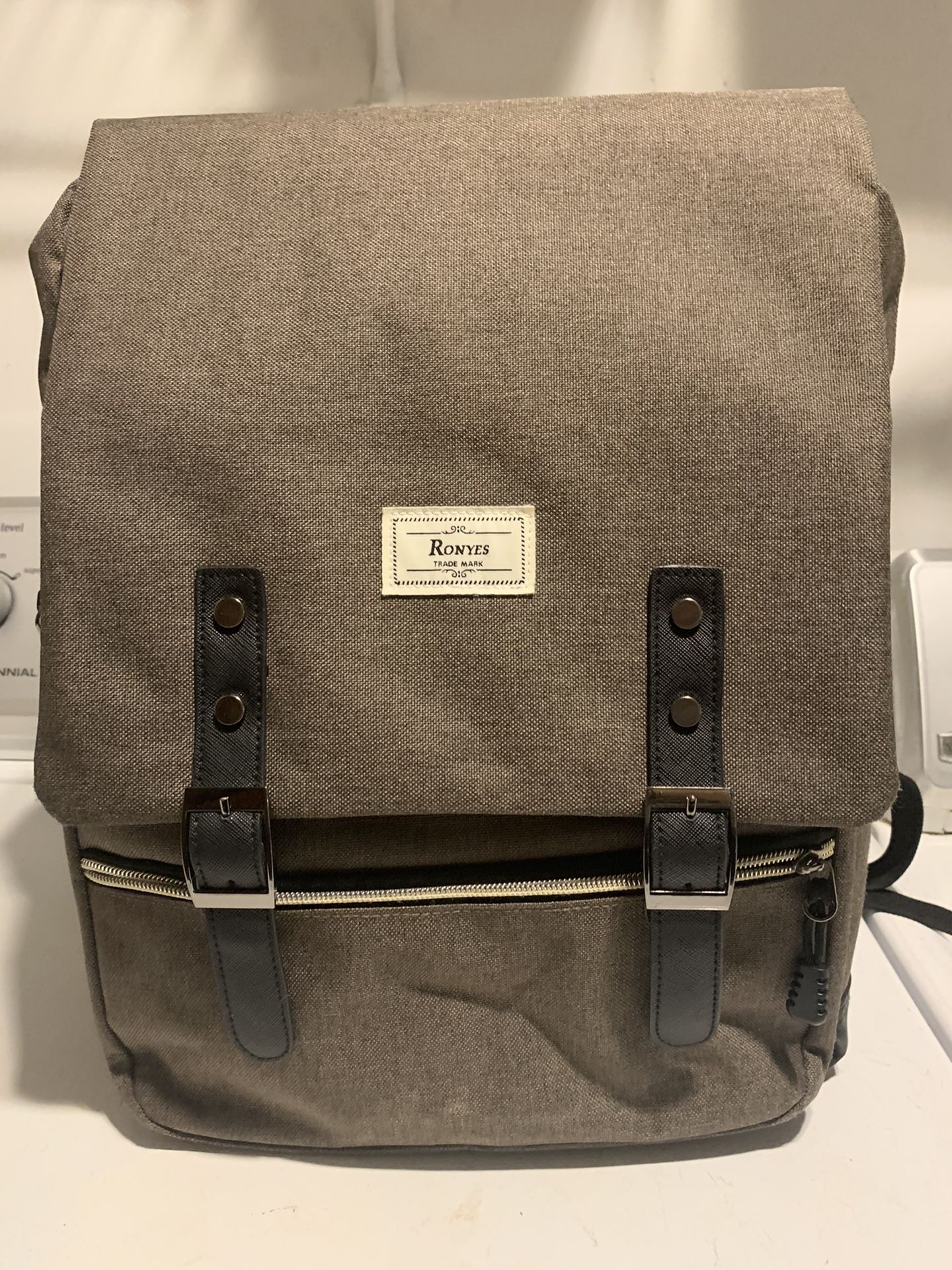 Laptop backpack with USB port men or women
