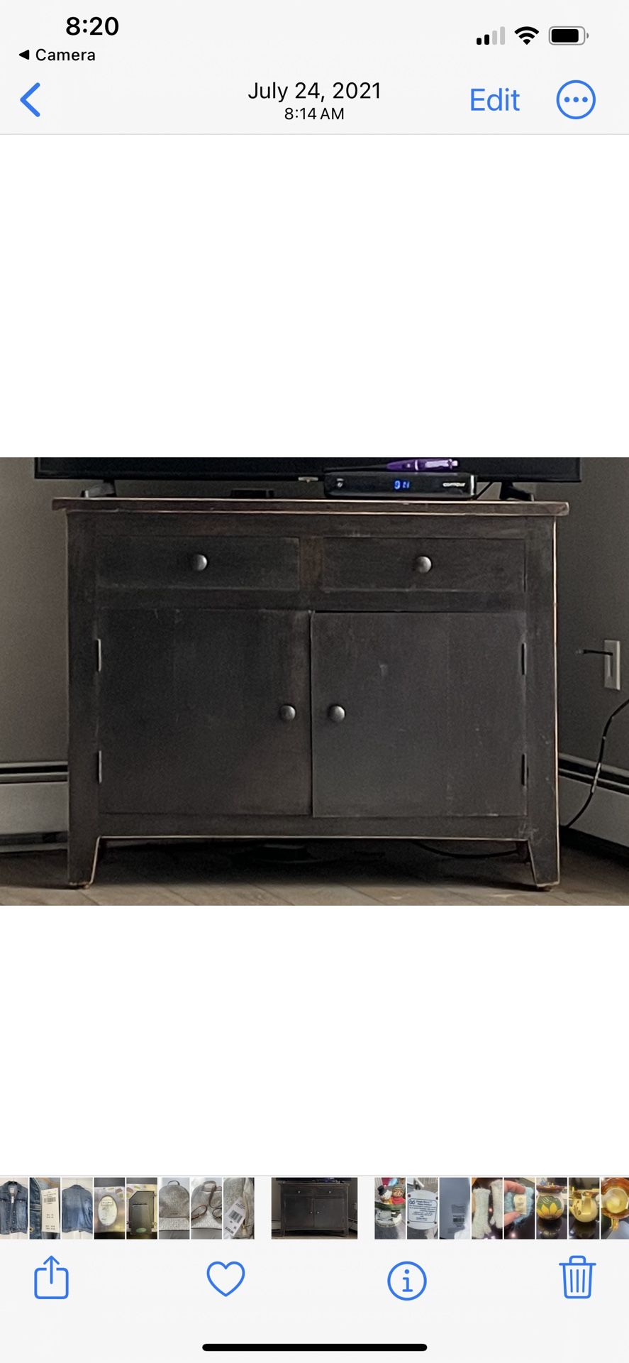 Black Washed Wooden Furniture