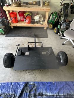 John Deere 220 Reel Mower Transport Trailer