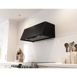 New! Zephyr DME-M90AMBX - 36" Wall Mount Range Hood, Hybrid Baffle Filter, Matte Black