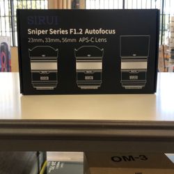 Sirui Sniper Series 3 Lens Kit 23mm, 33mm, 56mm (Sony E-Mount)