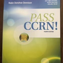CCRN book, nursing