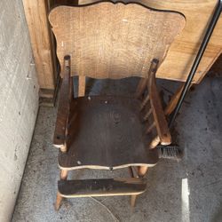 Old Antique High Chair  