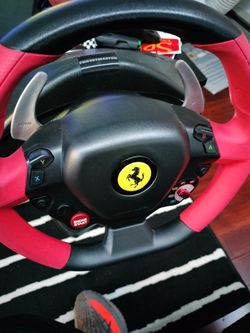 Xbox Thrustmast Steering Wheel And Pedels