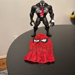 Spiderman mask and toy