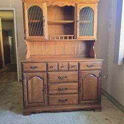 China Cabinet Made Of Genuine Solid Eastern Birch