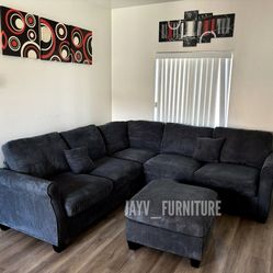 NEW BLACK SOFA
