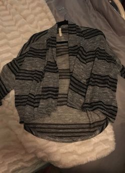 Grey and Black cardigan