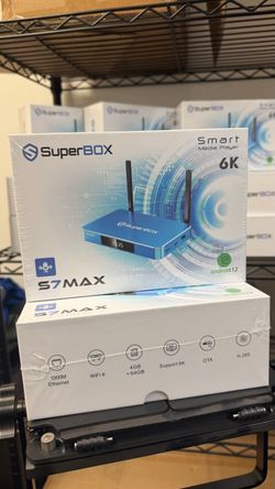 SuperBox S7 Max Android Streaming Device Watch Sports Movies TV Shows 4K Media Player