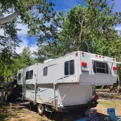 2008 TRAILMANOR M-2619 RV HARDSHELL FOLDING TRAILER