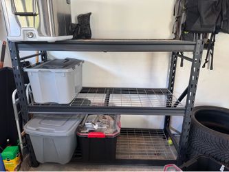 Husky industrial heavy duty garage shelf