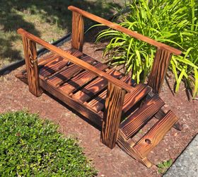 Handcrafted Garden Bridge - $125