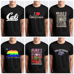 California Republic Bear T Shirt And Hoodie