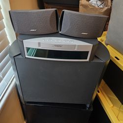 Bose AV3-2-1 Media Center Home Theater with DVD player,  speakers and powered subwoofer. 
$150.00 O.B.O 