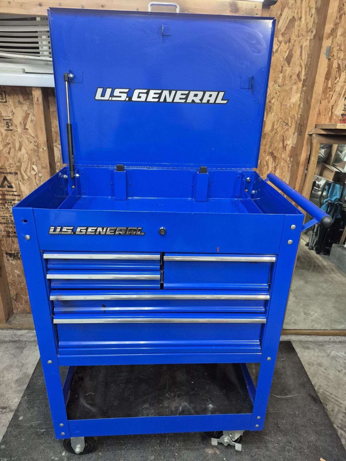 US General 5 Drawer Tool Box