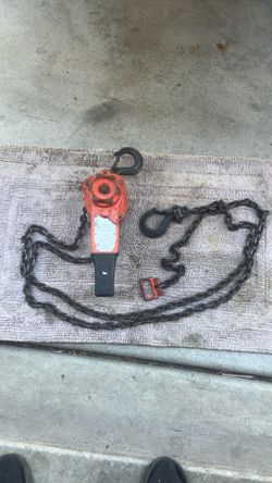 CM series 653 3/4 ton hand operated lever hoist
