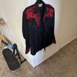 Scully Mariachi Style / Ranchero Shirt For Men