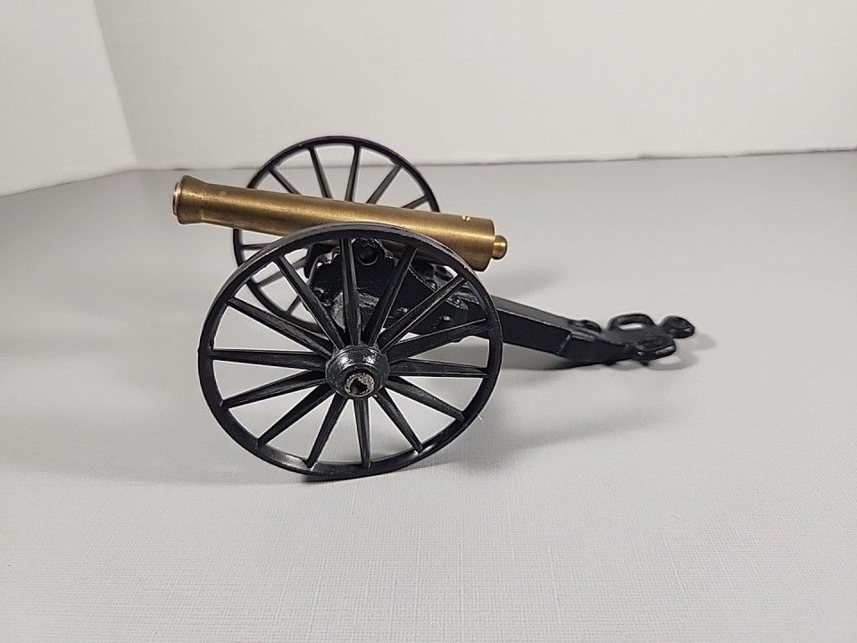 Vintage Cast Iron & Brass Toy Cannon C -1/6 MFCO