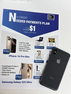iPhone X 5.8" (Unlocked) 64GB Good Space Gray