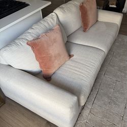 Like New -Modular Sectional Couch White/Beige
