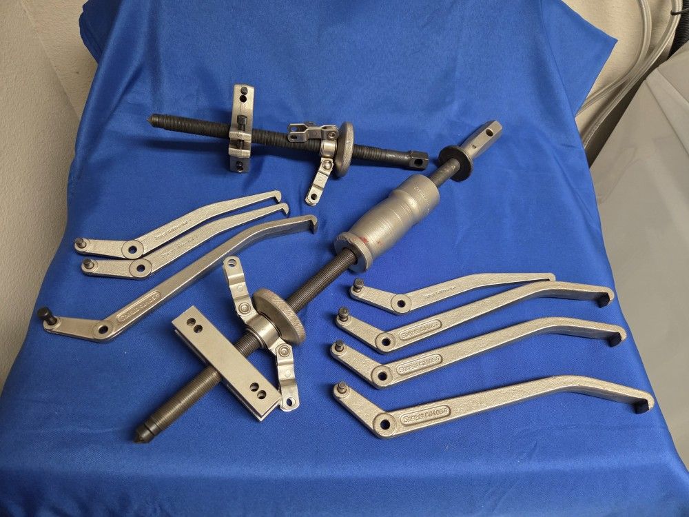 SNAP ON Interchangeable Slide Hammer Gear Puller Complete Set