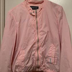 Light Pink Packable Members Only Jacket In A Medium 